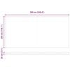 vidaXL Einziehbare Markise Beige 600 x 300 cm Polyester und Aluminium
