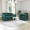 vidaXL Sofa Set 2 pcs Dunkelgr&uuml;n 196 x 82 x 85 cm Stoff
