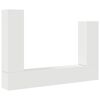 vidaXL 4-tlg. TV-Schrank-Set Wei&szlig; Holzwerkstoff