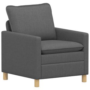 vidaXL Sofa Dunkelgrau 76 x 81 x 87,5 cm Stoff