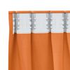 vidaXL Verdunkelungs-Vorhänge mit Ringen 2 pcs Helles Orange