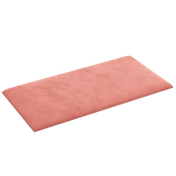 vidaXL Wandkopfteilen 12 pcs Rosa 30 x 15 cm Samt