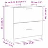 vidaXL Badezimmerschrank Artisan-Eiche 59 x 37 x 59 cm Holzwerkstoff