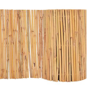 vidaXL Gartenzaun Bambus 500 x 30 cm