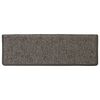 vidaXL Treppenmatten Selbstklebend Sisal 15Stk. 65x21x4cm Grau & Beige