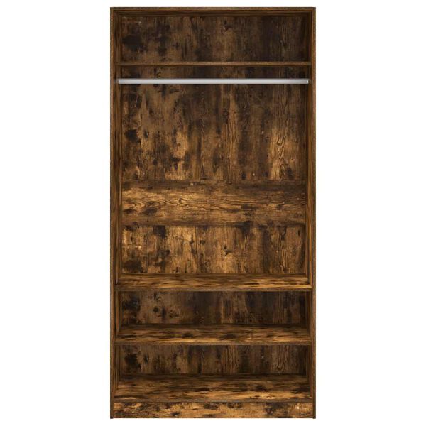 vidaXL Kleiderschrank R&auml;uchereiche 100x50x200 cm Holzwerkstoff