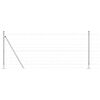 vidaXL Zaunpfosten Galvanisiert 50 x 1 m Stahl