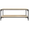 vidaXL Couchtisch Sonoma-Eiche 80x50x40 cm Holzwerkstoff