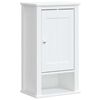 vidaXL Bad-Wandschrank BERG Wei&szlig; 40x27x71,5 cm Massivholz Kiefer