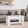 vidaXL Couchtisch Wei&szlig; 101x49x52 cm Holzwerkstoff