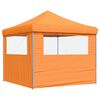 vidaXL Party-Zelt Orange 292 x 292 x 315 cm Oxford-Stoff