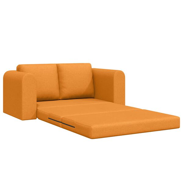vidaXL Schlafsofa 60cm Dunkelgelb Stoff