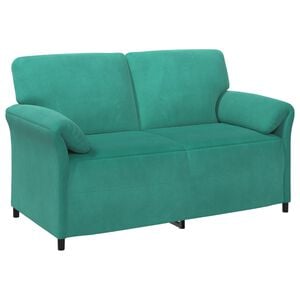 vidaXL 2-Sitzer Sofa T&uuml;rkis 158 x 83 x 95 cm Samt