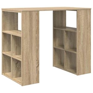vidaXL Schreibtisch Sonoma-Eiche Holzwerkstoff 90 x 50 x 75 cm