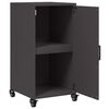 vidaXL Sideboard Schwarz 36x39x72 cm Stahl