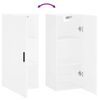 vidaXL Wandschrank Wei&szlig; 34,5x34x90 cm