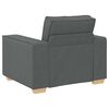 vidaXL Sofa Stuhl Dunkelgrau 100x78x84 cm Stoff
