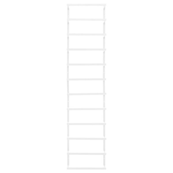 vidaXL Handtuchständer Weiß 24x12x96 cm Stahl