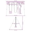 vidaXL Schaukel-Set mit Schaukelsitzen und Kletterschaukel