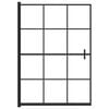 vidaXL Duschkabine ESG 100x140 cm Schwarz