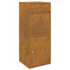 vidaXL Paketdrop-Box Rostoptik 47,5 x 38 x 59 cm Wetterfeststahl
