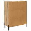 vidaXL Sideboard Artisan-Eiche 69,5 x 34 x 90 cm Verbundholz und Eisen