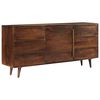 vidaXL Sideboard mit 6 Schubladen 175x40x82 cm Massivholz Mango