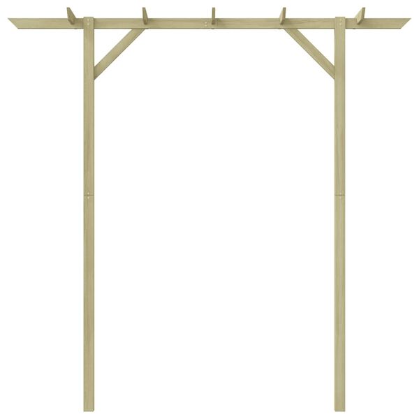 vidaXL Gartenpergola 205x40x203 cm Holz
