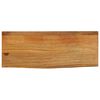 vidaXL Tischplatte mit Baumkante 70x20x3,8 cm Massivholz Mango