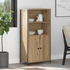 vidaXL Highboard Artisan-Eiche 62 x 36 x 121,5 cm Holzwerkstoff