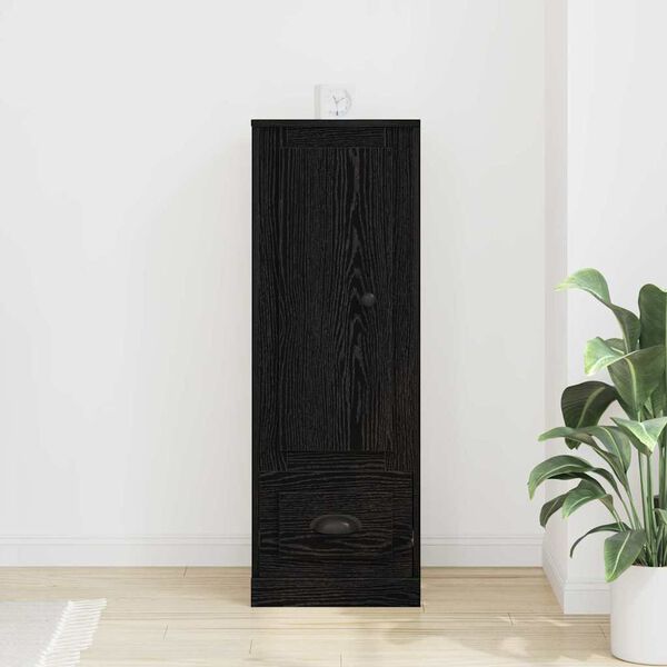 vidaXL Highboard Schwarz Eichen-Optik 36 x 35.5 x 103.5 cm