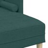 vidaXL Sofa Set mit Kissen Dunkelgr&uuml;n Polyester