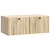 vidaXL Wandmontierter TV-Schrank Sonoma-Eiche 78,5 x 41 x 30 cm