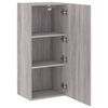 vidaXL TV-Wandschrank Grau Sonoma 40,5x30x90 cm Holzwerkstoff