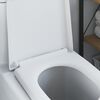 vidaXL Toilettensitz Wei&szlig; 49 x 36 x 4 cm Duroplast