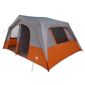 vidaXL Familienzelt Grau und Orange 533 x 312 x 230 cm