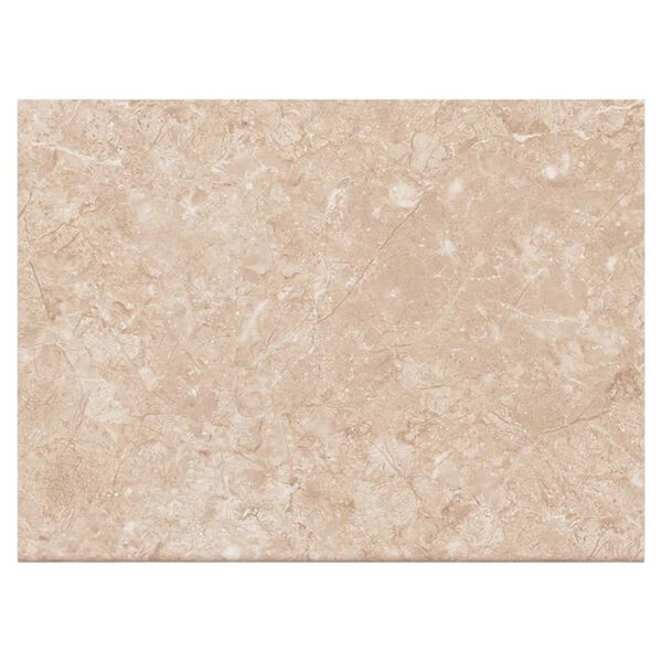 vidaXL K&uuml;chenarbeitsplatte Beige mit Marmor-Struktur 80x60x2,8 cm