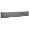 vidaXL Hochbeet Verzinkter Stahl 440x80x68 cm Anthrazit