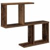 vidaXL Wandregal Altholz 60 x 12 x 50,5 cm Holzwerkstoff