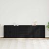 vidaXL Sideboard Schwarz Eichen-Optik 240 x 33 x 70 cm Holzwerkstoff