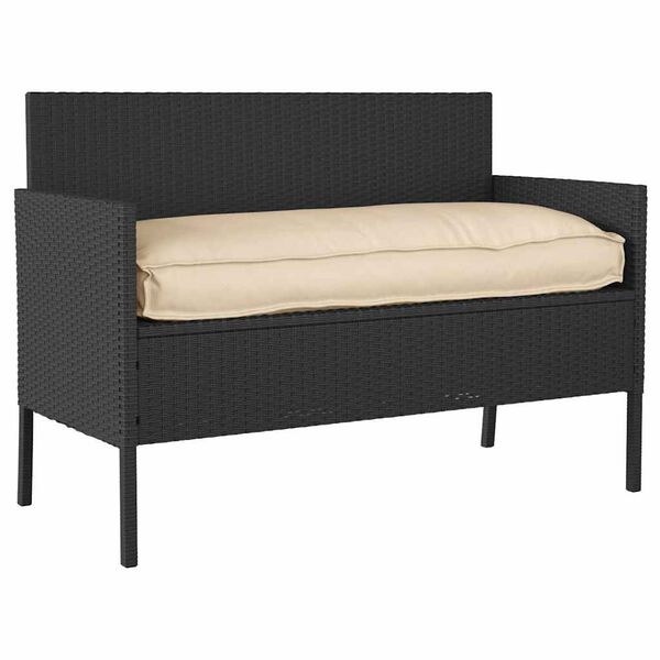 vidaXL Pallet-Kissen f&uuml;r Sitz / R&uuml;ckenlehne Beige 120 x 50 x 12 cm