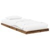 vidaXL Bodenbettrahmen Altholz 100 x 200 cm Holzwerkstoff