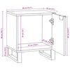 vidaXL Nachttisch Walnuss 40 x 33 x 46 cm Massivholz Akazie