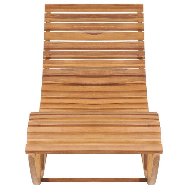 vidaXL Schaukelliege Massivholz Teak
