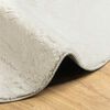 vidaXL Bereichsteppiche Oval HUARTE Creme 160 x 230 cm 100 %Polyester