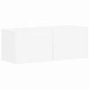 vidaXL 4-tlg. TV-Schrank-Set Weiß Holzwerkstoff