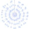 vidaXL Weihnachtsbeleuchtung Feuerwerk 140 LEDs Kaltwei&szlig; 17 cm