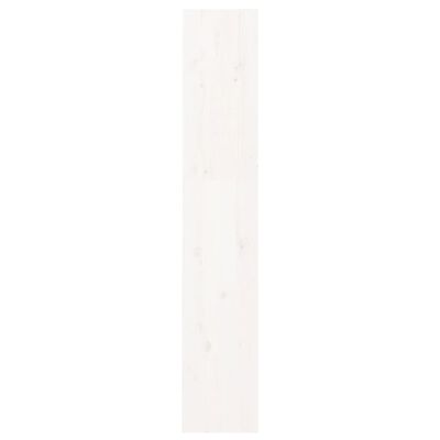 vidaXL Bücherregal/Raumteiler Weiß 60x30x167,5 cm Massivholz Kiefer