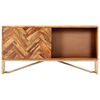 vidaXL Sideboard 118x30x60 cm Massivholz Akazie