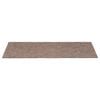 vidaXL Stufenmatten Selbstklebend 15 Stk. 65x21x4 cm Hellbraun Rechteckiger Rand